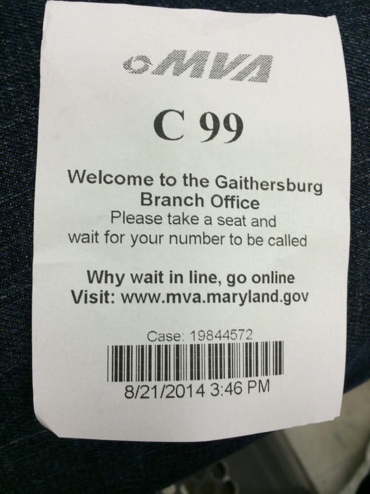 MVA Gaithersburg Departments of Motor Vehicles Gaithersburg, MD