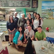 Afro-Canadian Restaurant - Vancouver, BC, Canada. with the owner and chef...  we were  the last customers in his 25 year old establishment