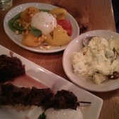 Cafe Ba-Ba-Reeba! - Chicago, IL, United States. Burrata, chicken curry salad (best in the Midwest), beef kabob