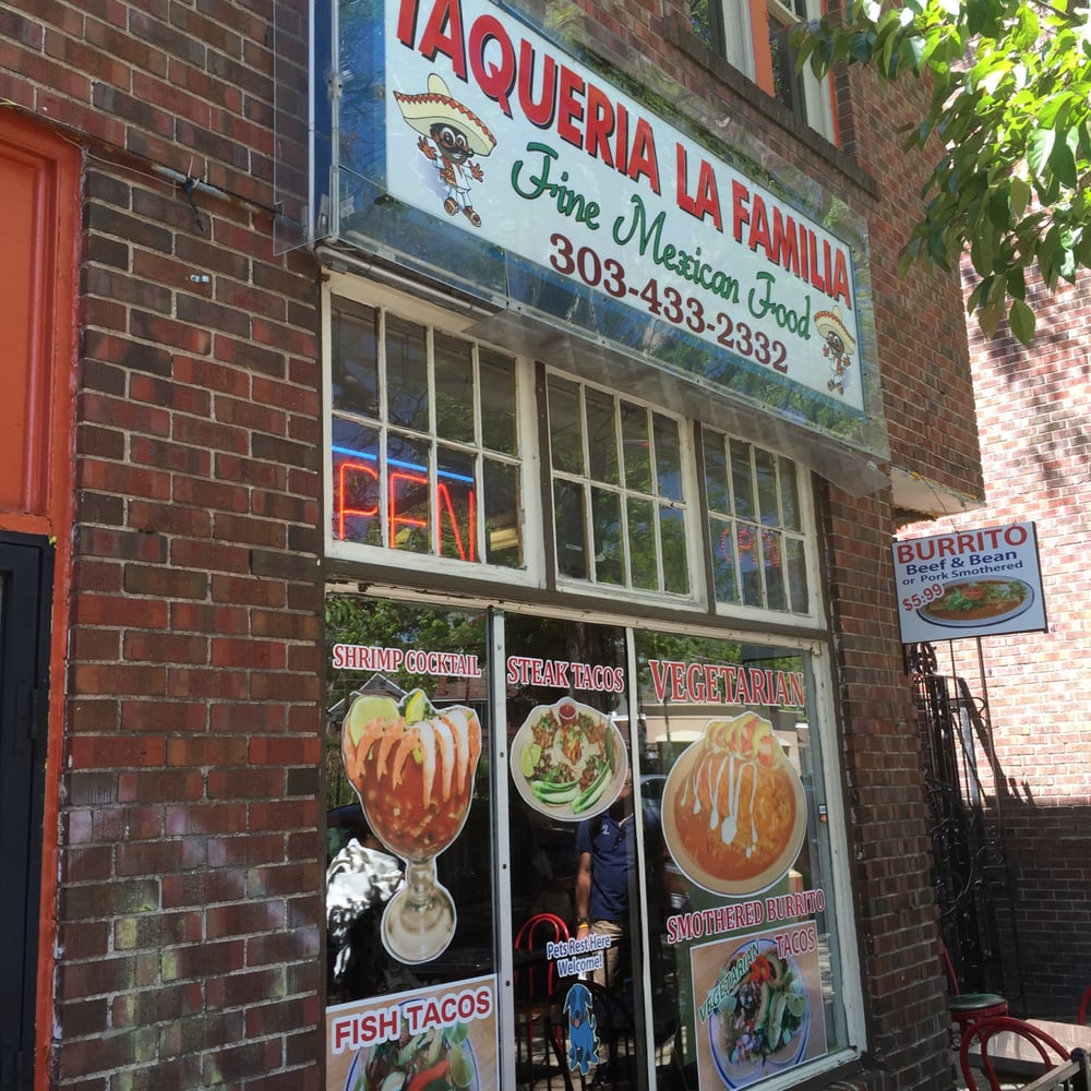 Taqueria La Familia - Denver, CO, United States. Regular and vegetarian Mexican Food. Great! Fantastic!