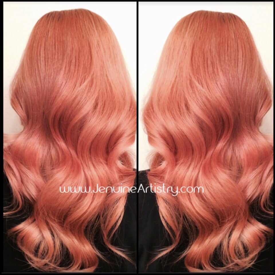 Rose gold hair color! Yelp