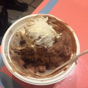 Screamin' Mimi's Ice Cream - Sebastopol, CA, United States. Gold Rush, cookie dough and Milky Way ice cream mmmmmmm