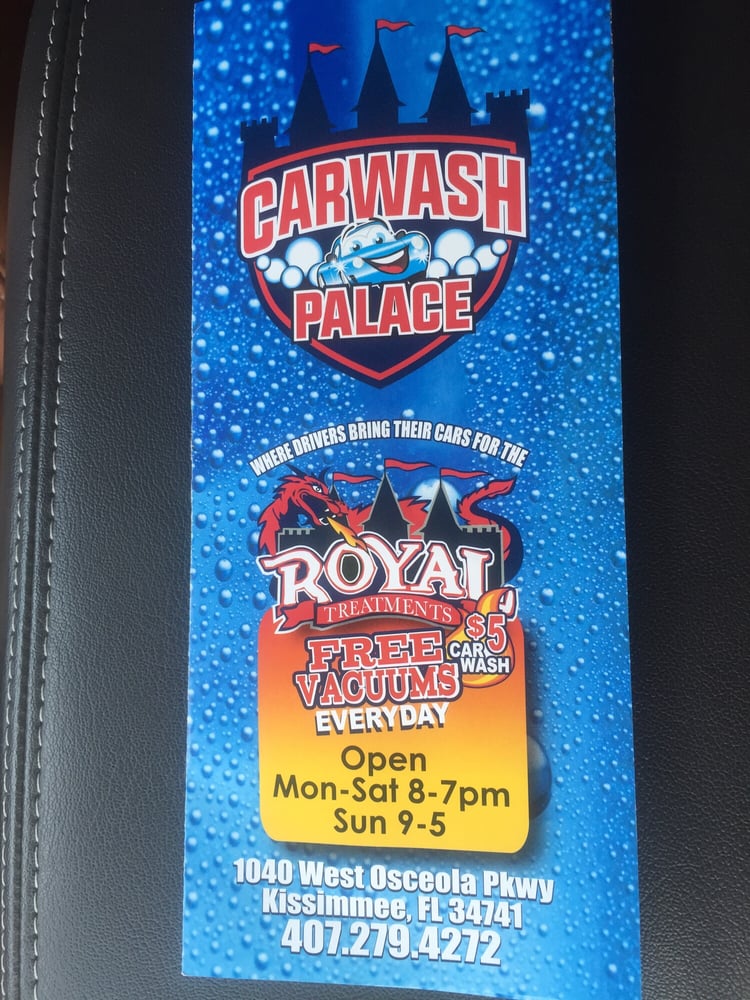 Car Wash Palace Car Wash Kissimmee Kissimmee, FL Car Wash Palace Car Wash Kissimmee Kissimmee, FL