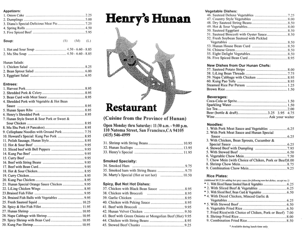 Henry’s Hunan Restaurant 77 Photos Chinese Financial District