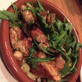 Cafe Ba-Ba-Reeba! - Chicago, IL, United States. Chicken with eggplant, eggplant, arugula and couscous... Pass next time for the other, more exciting dishes on the menu