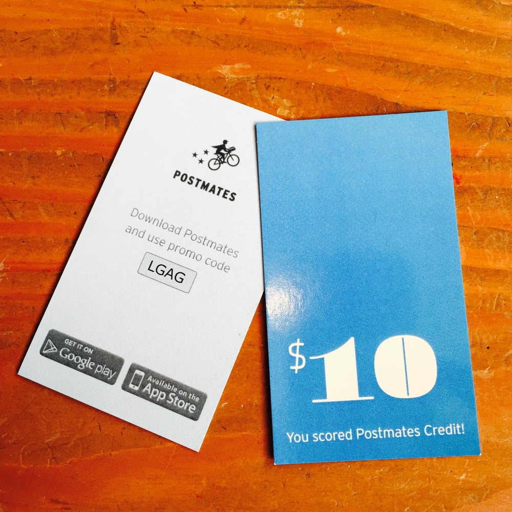 Postmates coupon code