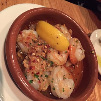 Cafe Ba-Ba-Reeba! - Chicago, IL, United States. Shrimp with garlic, olive oil and red pepper - decadent!