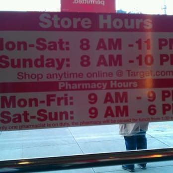 Target - Store hours: They open early and close very late. Great for ...