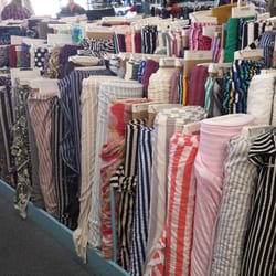Clothes fabric stores