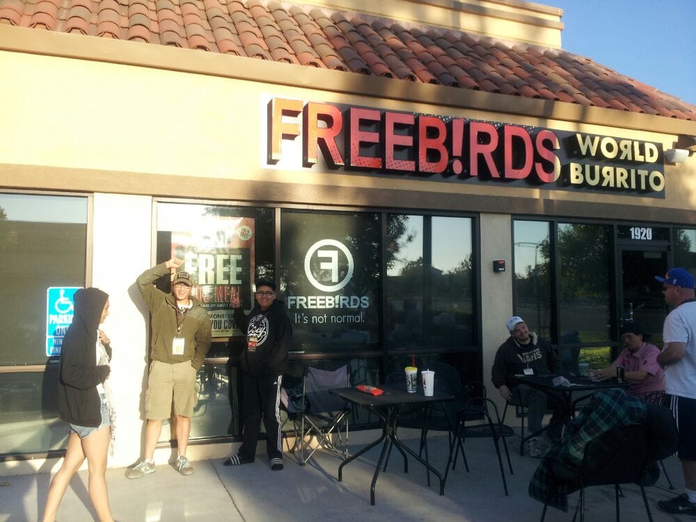 Freebirds World Burrito Mexican Tracy, CA Yelp