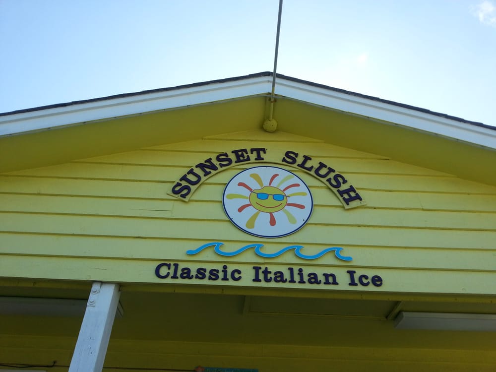 Sunset Slush Ice Cream & Frozen Yogurt Holden Beach, NC Yelp