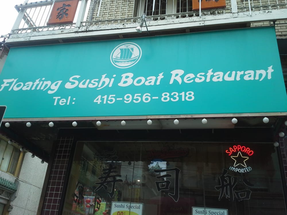 Floating Sushi Boat Sushi Bars Chinatown San Francisco, CA Yelp