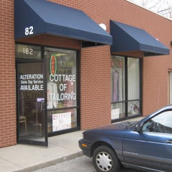 Cottage of Tailoring - Columbus, OH, United States. the front door - on the side of the building