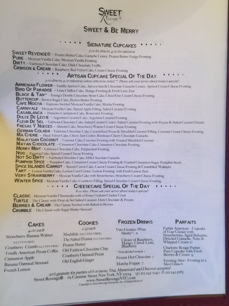 Sweet Revenge 511 Photos Desserts West Village New York, NY