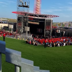 Austin360 Amphitheater - Austin, TX, United States. From the stools at