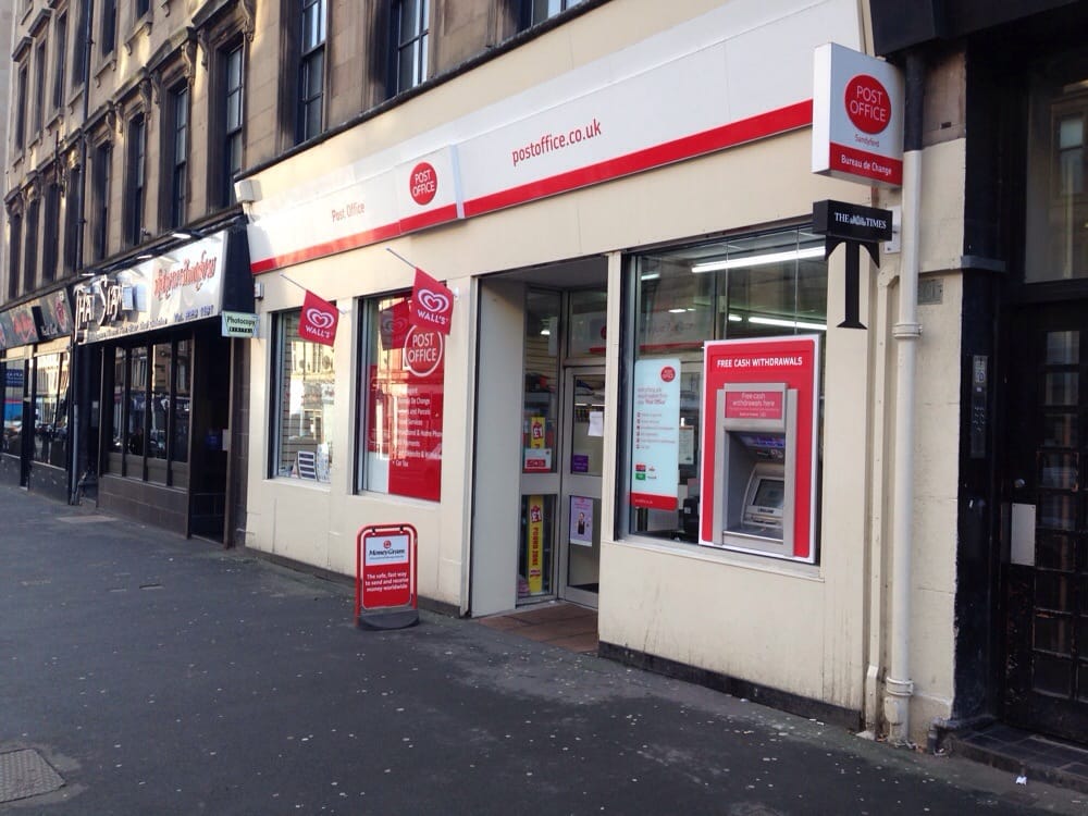 Sandyford Post Office Post Offices Finnieston Glasgow, United