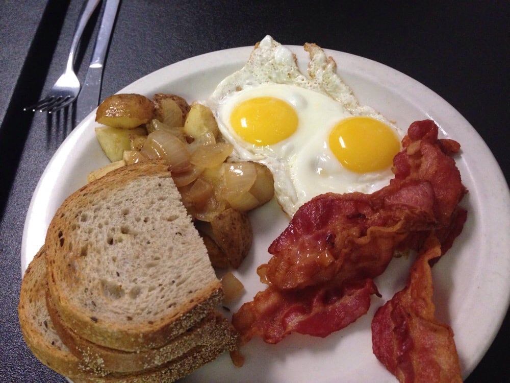 2 eggs & bacon & home fries & toast Yelp