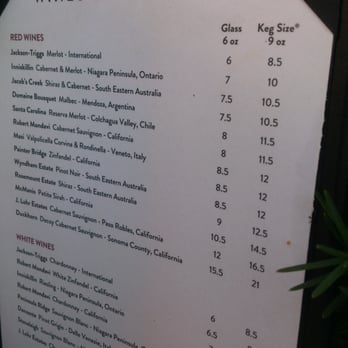 Keg+Steakhouse+Menu The Keg Steakhouse + Bar - Ajax - Wine list - Ajax, ON, Canada