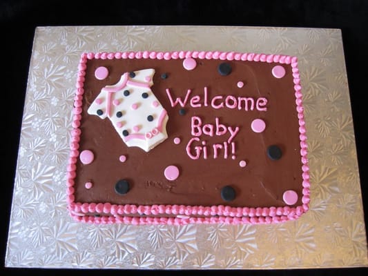 ... Rose - Baby Girl Baby Shower Cake - Cupertino, CA, United States