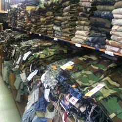 Women clothing stores Army surplus clothing store