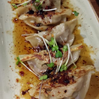 Perfect picture with potsticker sauce