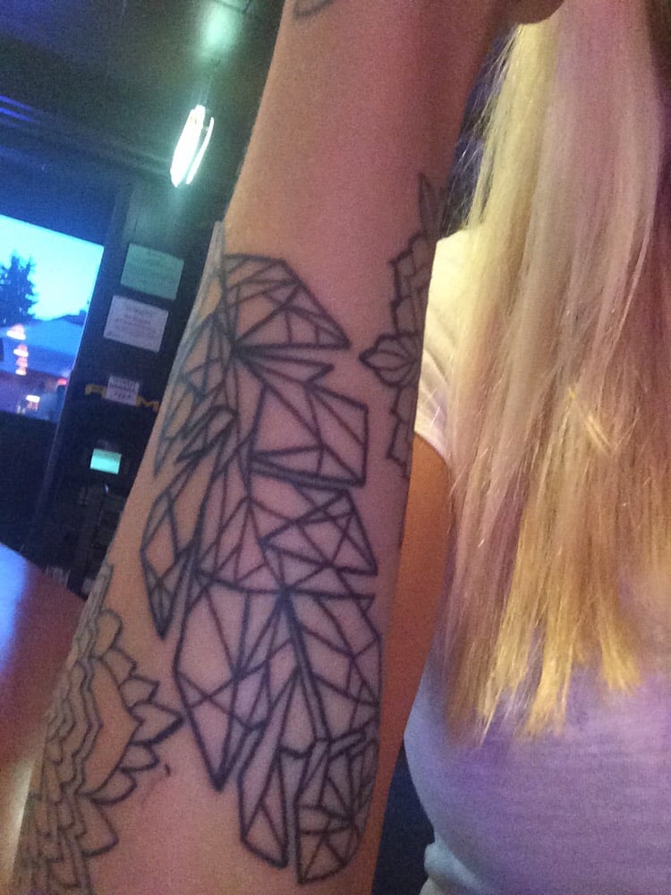 geometric leaf done by sam yelp geometric leaf done by sam yelp