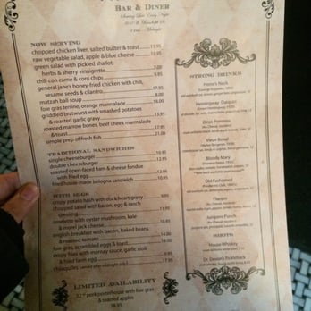 Au Cheval - Chicago, IL, United States. Current menu