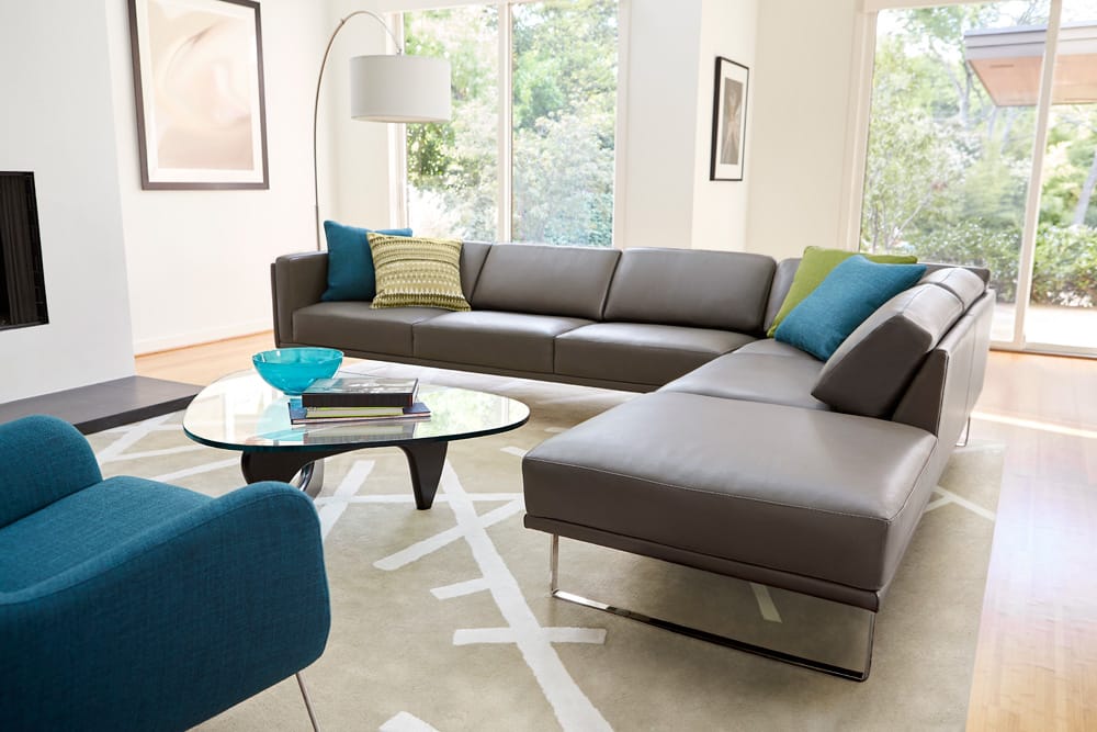 American Leather Berkeley Sectional Yelp