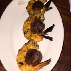 Photo of Iberia Restaurant - Menlo Park, CA, United States. pincho de gambas y chorizo