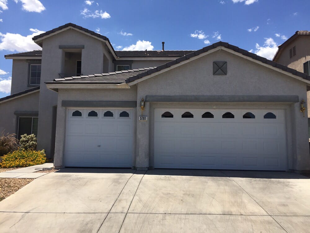 We Replaced The 2 Car Garage To Match 1 This Turned Out Photo Of Lift Tech Garage Door Repair Henderson Nv United States We