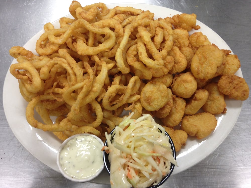 Fried scallop plate Yelp