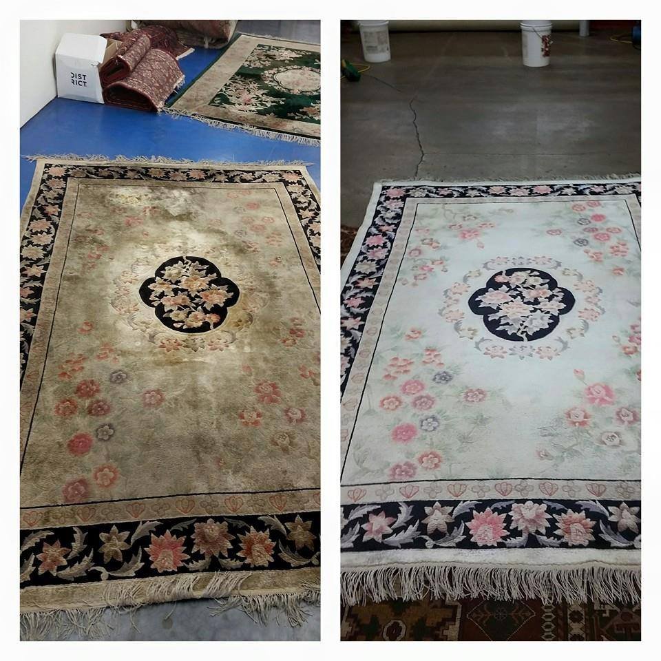 An Example Of Our Cleaning For Area Rugs Yelp