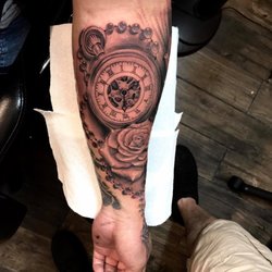 Photo Of Xclusive Ink East Hartford Ct United States Clock And Rose Photo Of Xclusive Ink East Hartford Ct United States Clock And Rose
