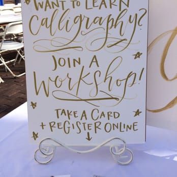 Calligraphy services indianapolis