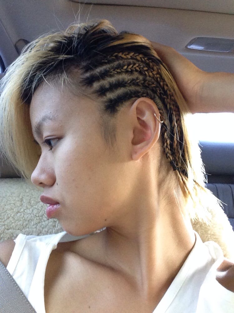 Cornrows done on the sides of my head Yelp