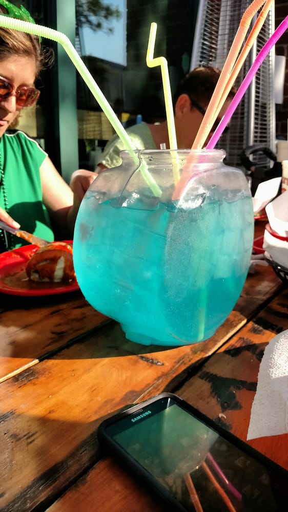 Fish bowl Margarita. Fadeaway Yelp