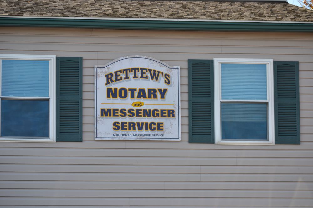 Rettew’s Notary & Messenger Service Notaries 1050 Lancaster Rd