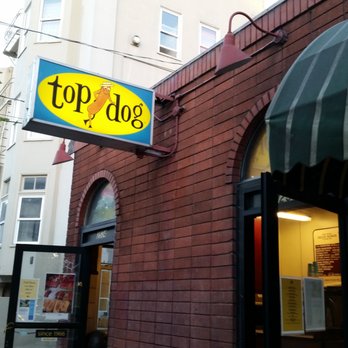 Top Dog 443 Photos 1818 Reviews Hot Dogs 2534 Durant Ave Photo Of Top Dog Berkeley Ca United States Sign Out Front