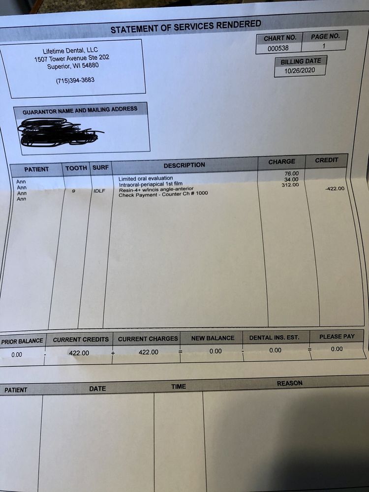 image of business Lifetime Dental
