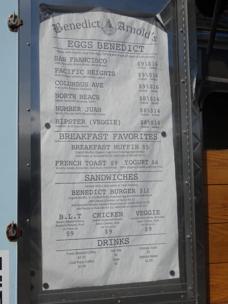 Benedict Arnold's Brunch Truck