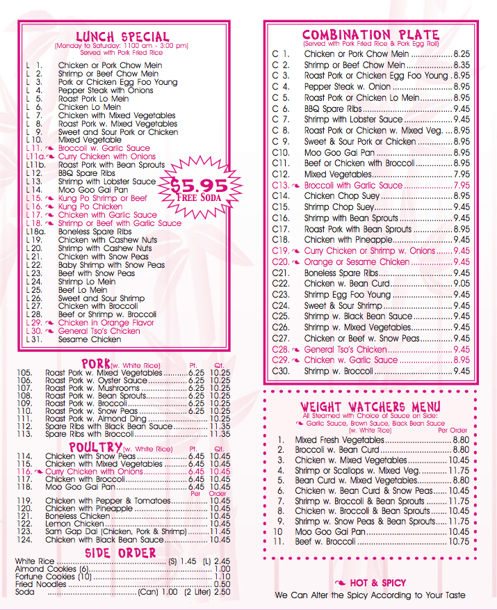 Panda Kitchen Wildwood Nj Menu Panda Kitchen Wildwood Nj Menu