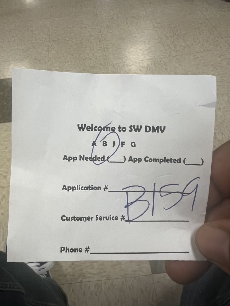 Department of Motor Vehicles