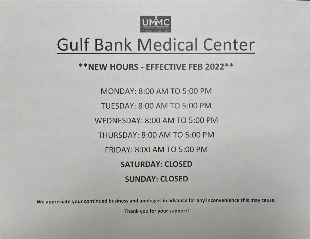 image of business Gulf Bank Medical Center