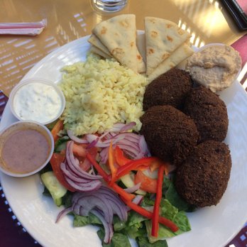 Cafe Ambrosia Order Food Online 267 Photos 625 Reviews Greek Photo Of Cafe Ambrosia Long Beach Ca United States Falafel Plate With