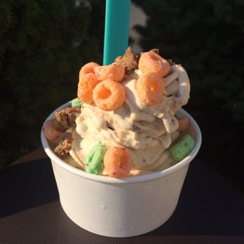 spoons ice cream and cereal bar