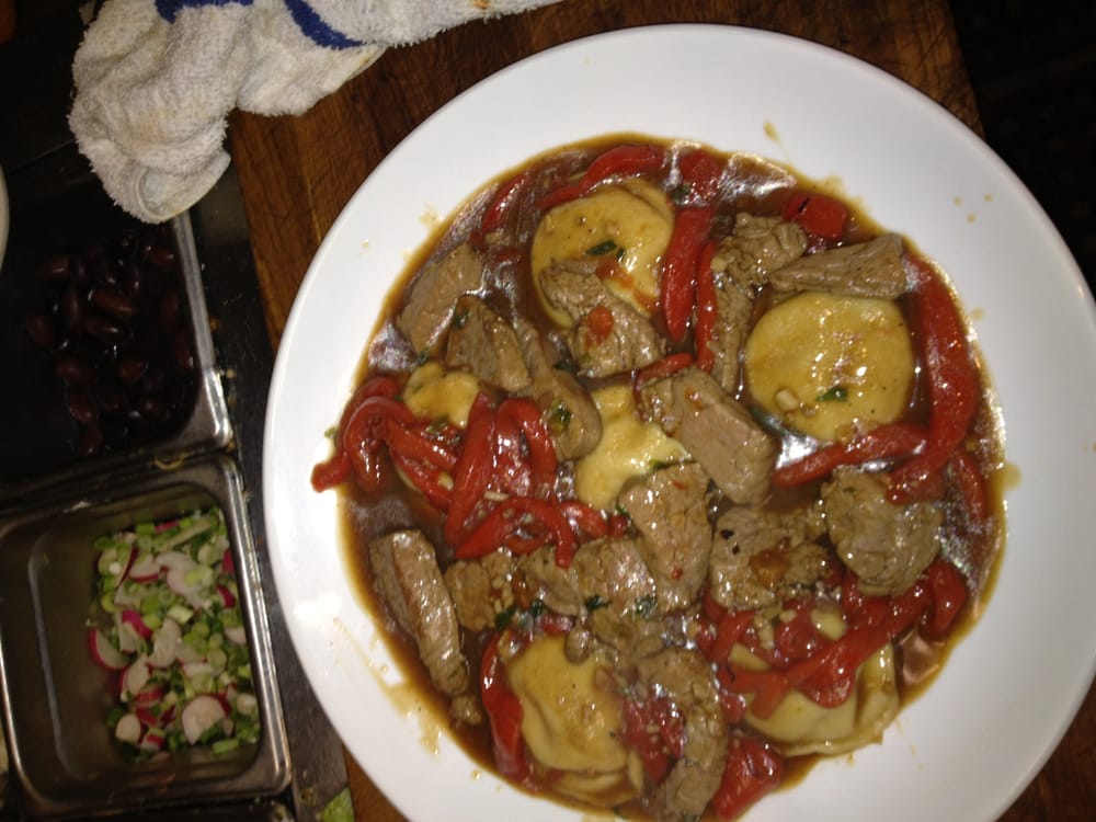 Portobello ravioli with steak tips in portobello mushroom sauce Yelp Portobello ravioli with steak tips in portobello mushroom sauce Yelp