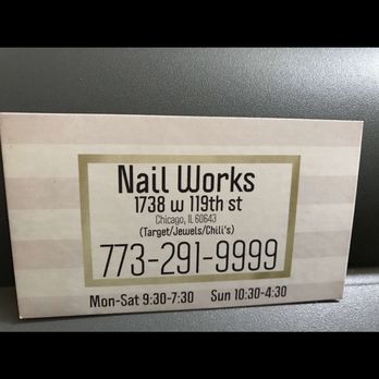 nail works 176 photos 23 reviews nail salons 1738 w 119th st nail works chicago