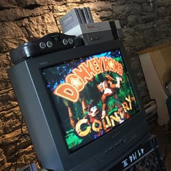 Le Petit Bas Perdu Café - Montreal, QC, Canada. Wow! Nintendo, Super Nintendo and Nintendo 64!