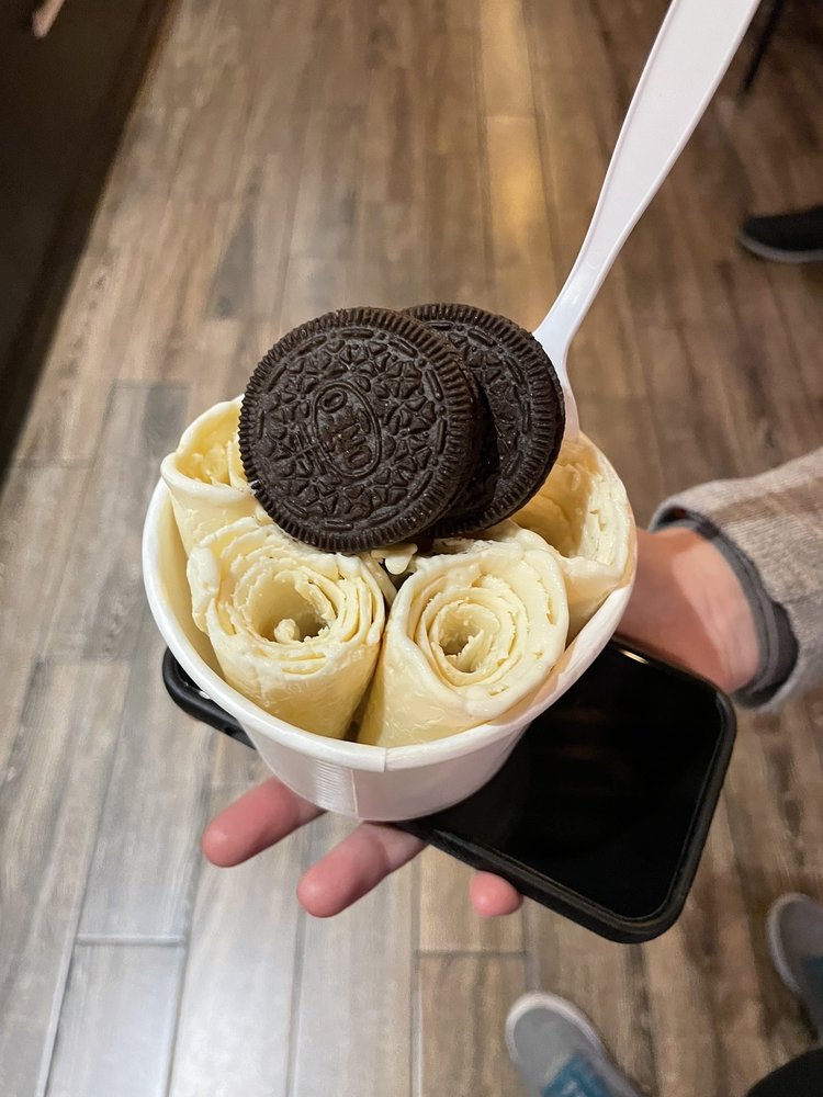 Frozen Rolled Ice Cream