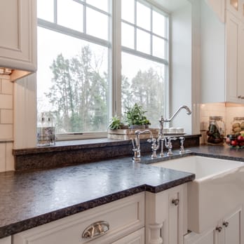 Silver Pearl Leathered Granite Countertops With Sink P